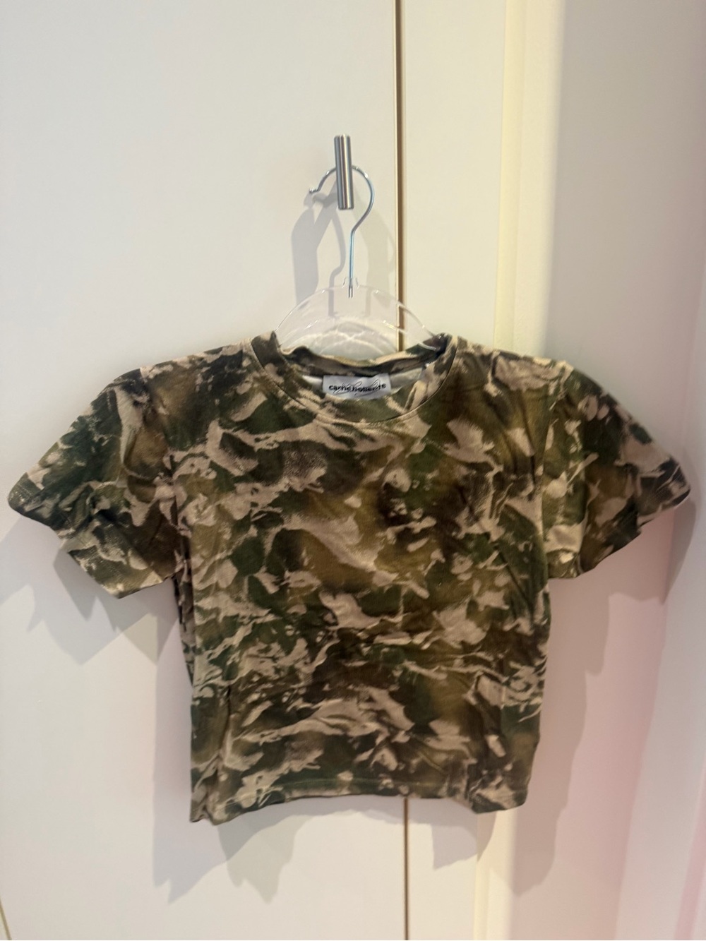Camo Print Short Sleeve Tee - Green